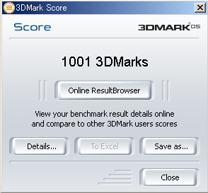 3DMark05 スコア